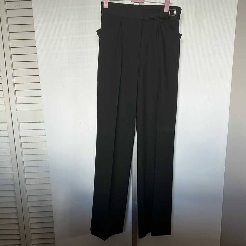 Dolce & Gabbana Black Trousers Elegant Full-Length Design medium/40 European